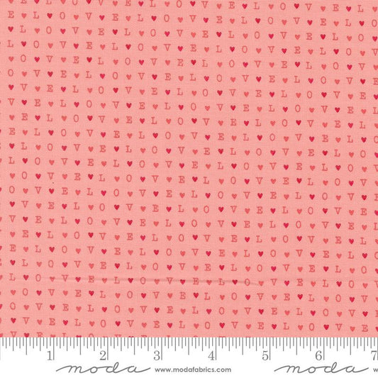 Love Blooms - LOVE Text and Words Love Blush