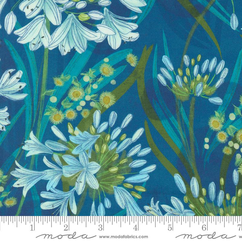 Serena Shores - Agapanthus Florals in Coastal
