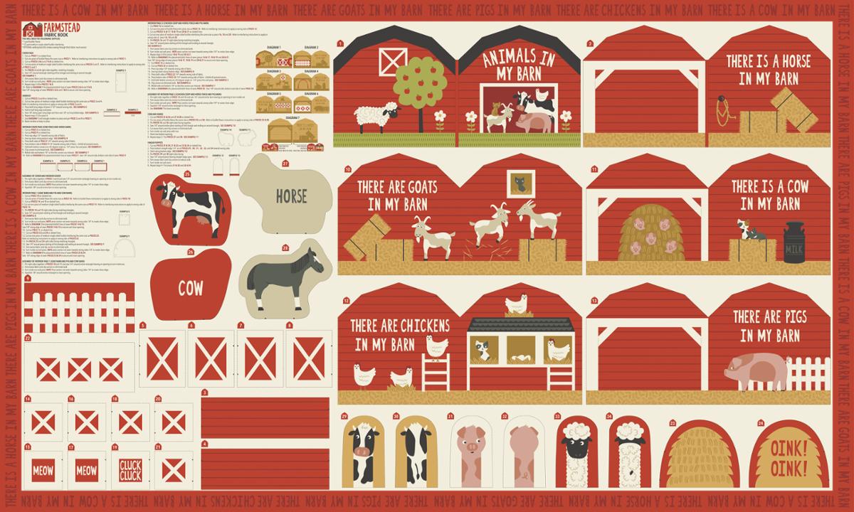 Farmstead - 36" x 60" Panel Book Multi