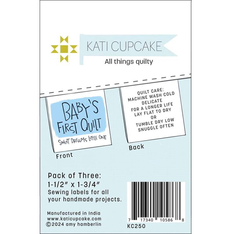 Sew in Labels Baby's Quilt Blue