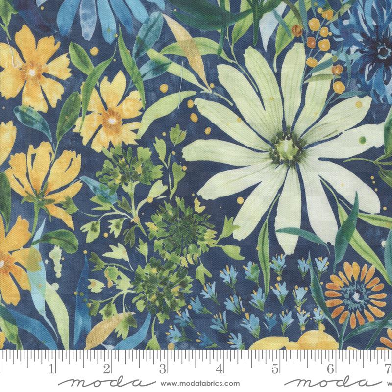 Sunshine & Blue Skies - Sunny Days Florals Watercolor Lake