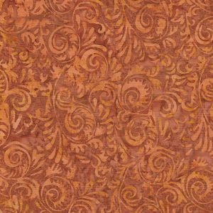 Peacock Plumes - Spirals Cinnamon