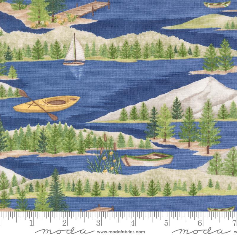 On Lake Time - Lake Scene Landscape and Nature Deep Water