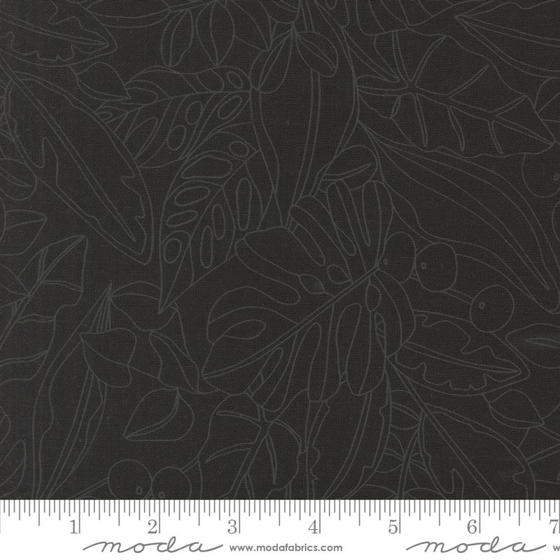 Botany - Greenery Florals Leaf Ink