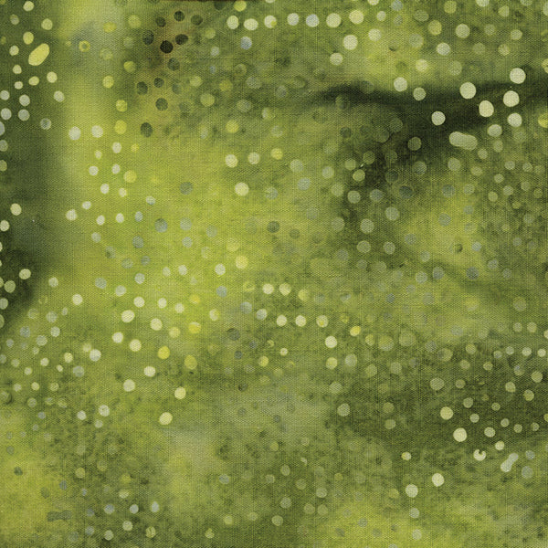 Full Bloom - Dots-Light and Dark Green