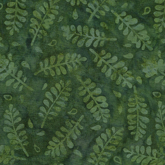 Wondrous - Small Leaves-Seaweed by Island Batik