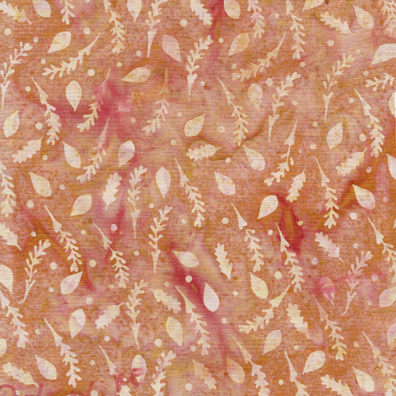 Wondrous - Sprigs and Leaves-Nutmeg by Island Batik