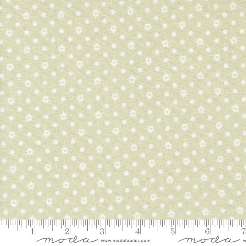 Cottage Charm - Dots Houses Pear
