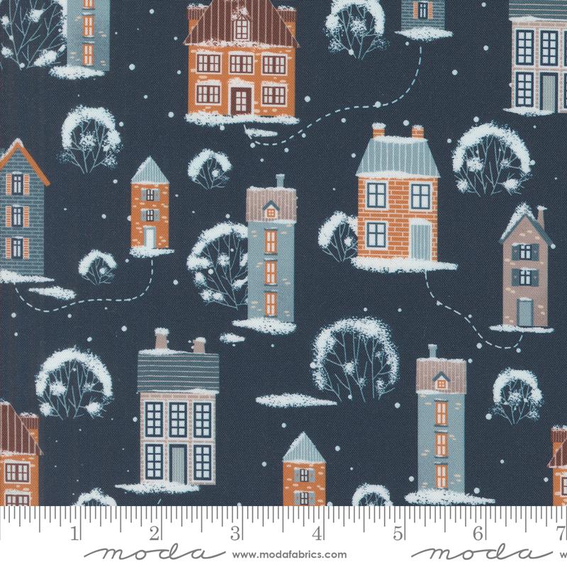 Purrfect Christmas Midnight 39044 16 Moda #1