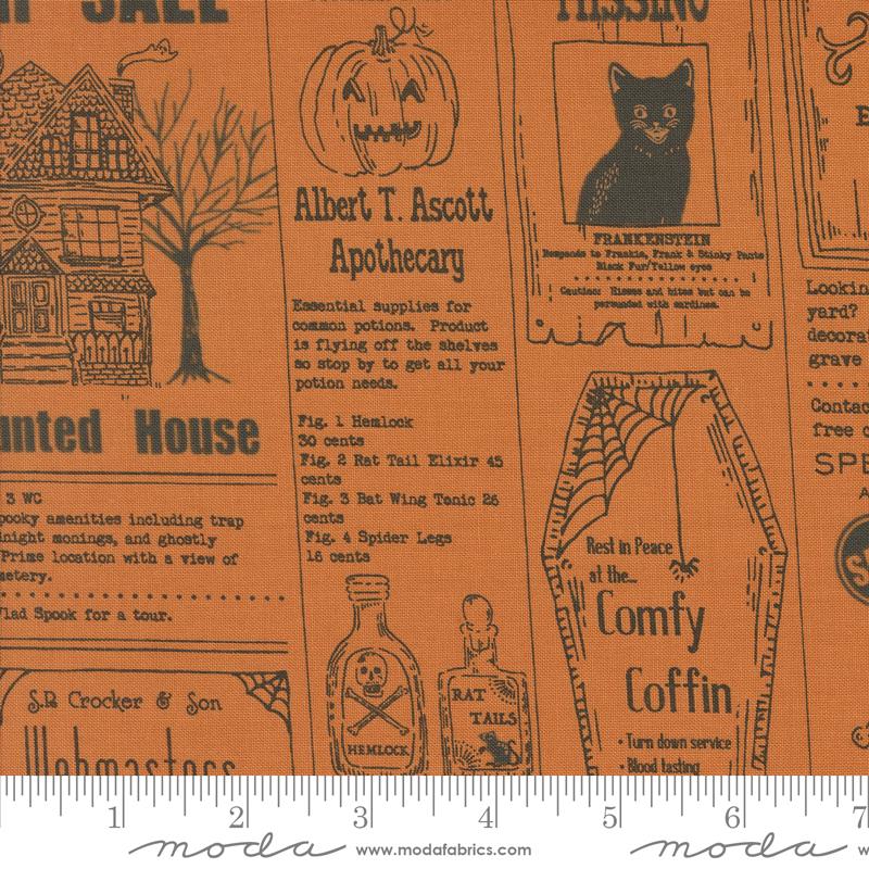 Home Sweet Haunt Pumpkin 20910 14 Moda #1