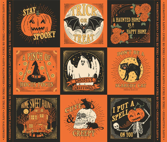 Home Sweet Haunt Panel Multi 20919 11 Moda #1