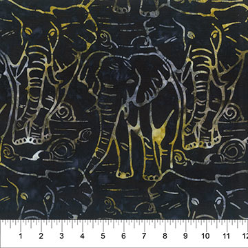 On the Wild Side - Elephants - Black