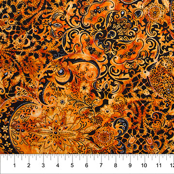 LUSTRE ORANGE Banyan Batik