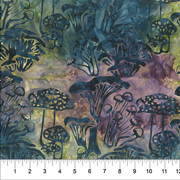 Mushroom Medley - Mushroom Medley Mystic Blue- Multi