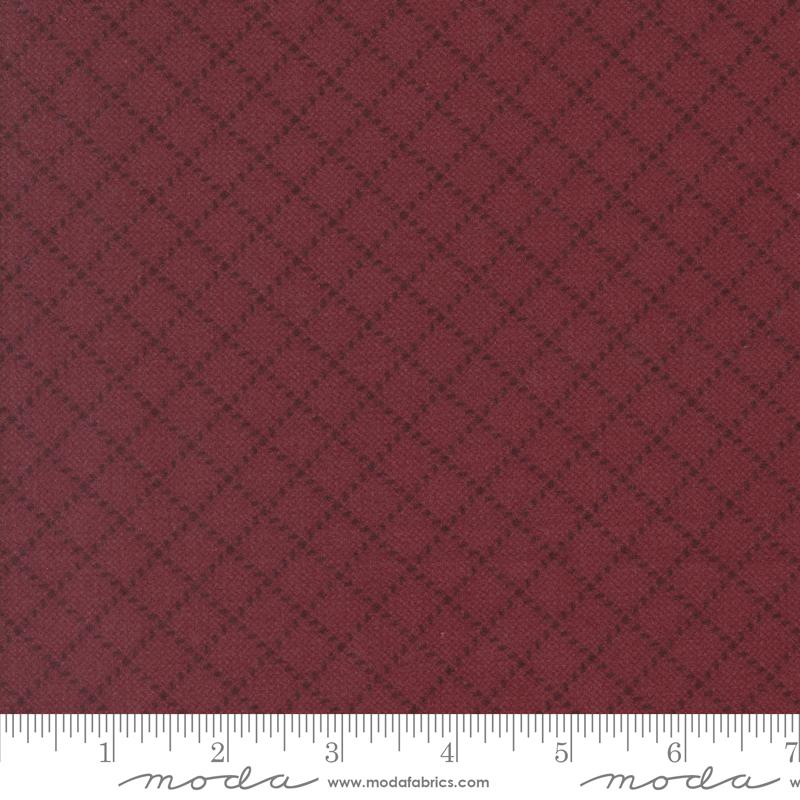 Prairie Gatherings Flannels - Merlot 49315 22F Moda #1