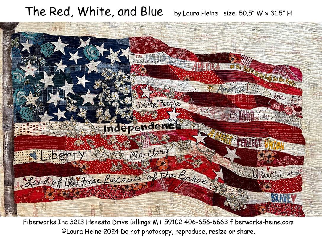 The Red, White and Blue LHFW RWB Fiberworks#1