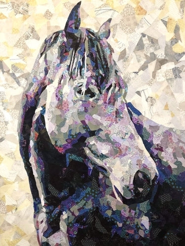The Horse Collage Quilt Pattern