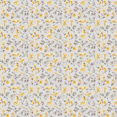 Fields of Gold - Grey Leaf Toss