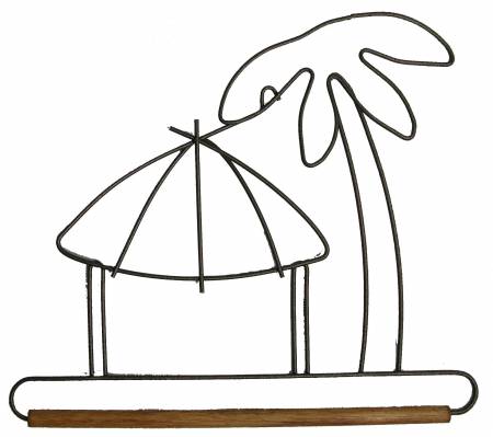 6" Tiki Hut Hanger