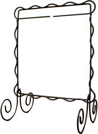 Arkfield Scallop Single Stand, Black 6" x 6"