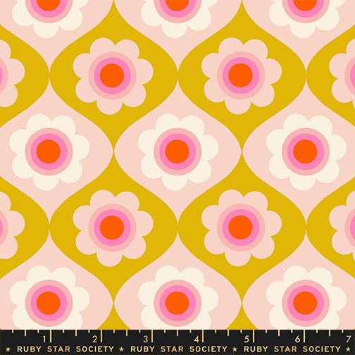 Trinketry - Trinketry Floral Novelty Floral Retro Goldenrod