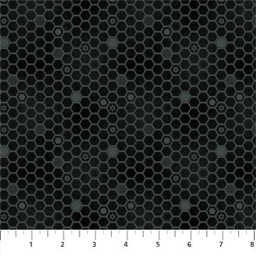 HONEY BLOOM BLACK Hexies