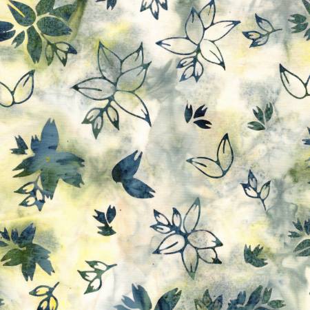Frosted Foliage - Multi Green Yellow Glacier