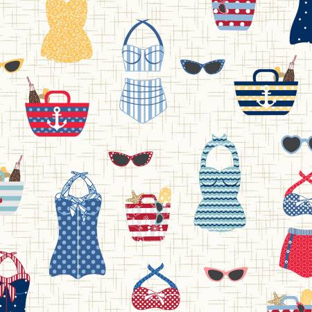 Tan Retro Swimsuits