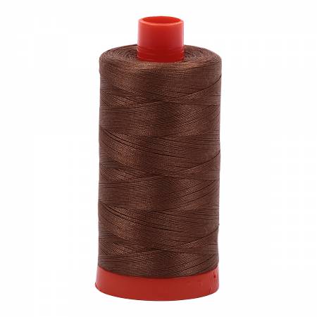 Mako Cotton Thread Solid 50wt 1422yds Dark Antique Gold