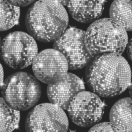 Disco! - Silver Disco Balls with Silver Metallic