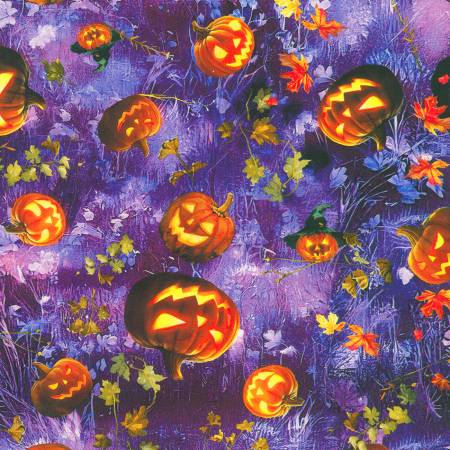 Moon Spell - Wisteria Jack O Lanterns, Leaves