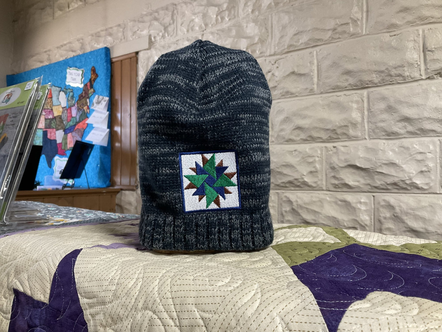 AQR Beanie Cap - Navy Heather