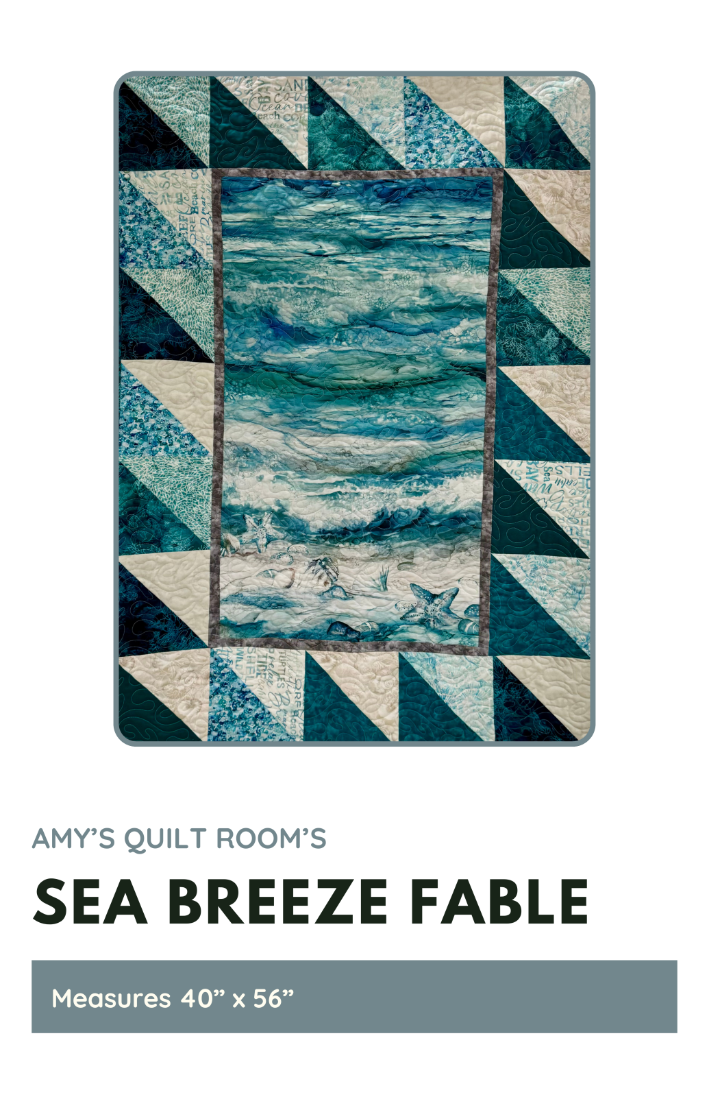 Sea Breeze Fable Quilt Kit by Villa Rosa Designs