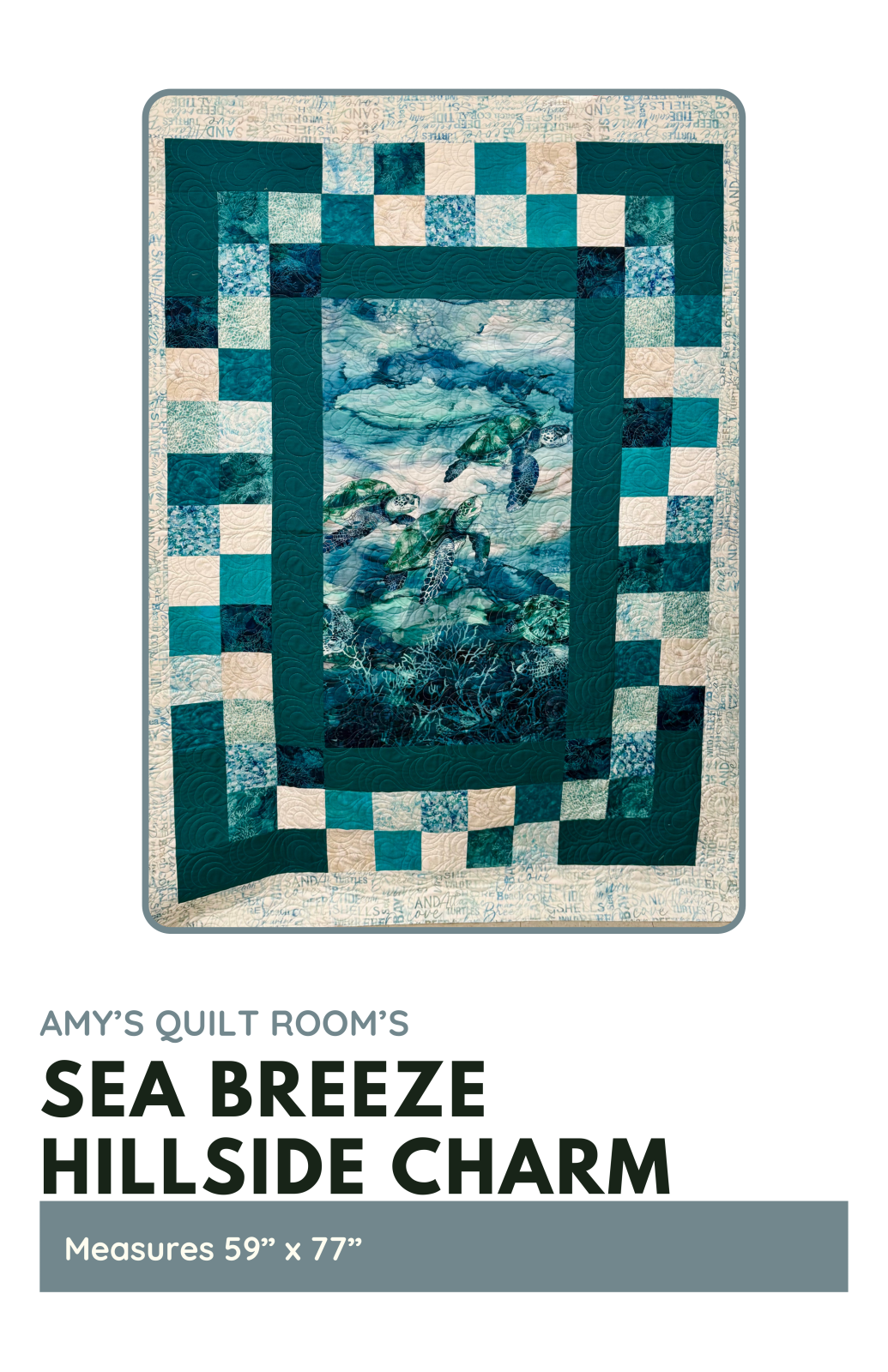 Sea Breeze Quilt Kit by Villa Rosa Designs
