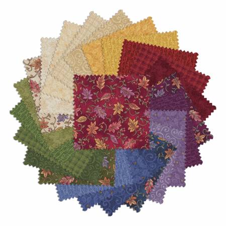 Autumn Breeze - 5in Squares, 42pcs, 12 bundles/pack