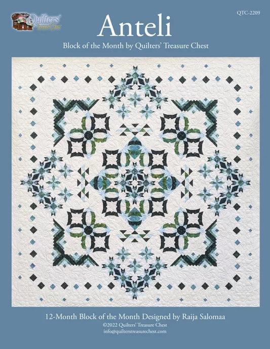 Quilters' Treasure Chest - Anteli (Block of the Month) Pattern