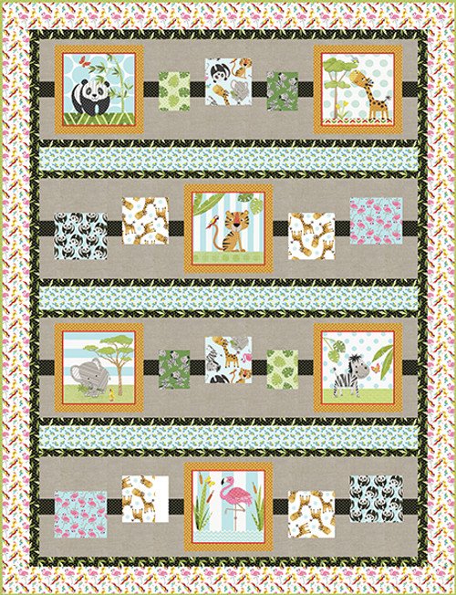 At The Zoo Quilt Kit