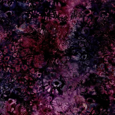 Tonga Chateau - Plum Floral Paisley