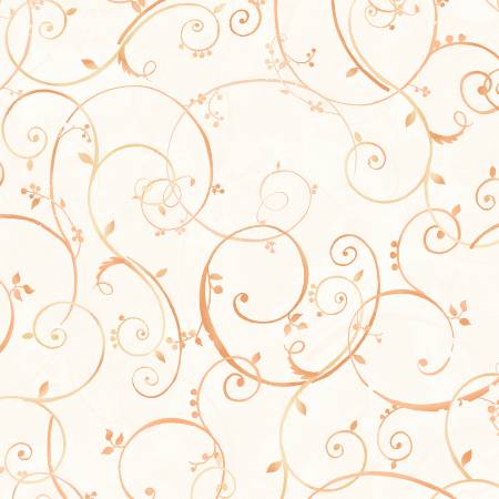 Bountiful - Golden Scroll Cream
