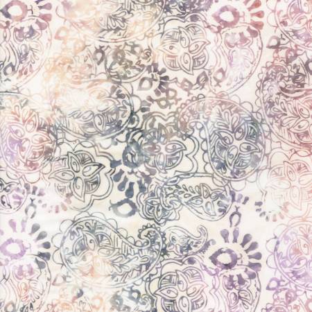 Tonga Chateau - Vanilla Floral Paisley 108in Wide Back
