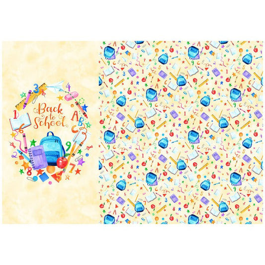 Celebrate the Seasons Aug Back To School 43" x 63"