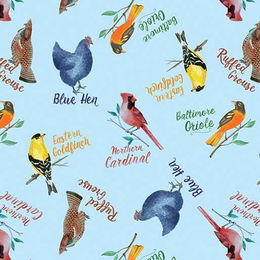 All Mid-Atlantic Shop Hop '24 - Mid-Atlantic Birds Blue
