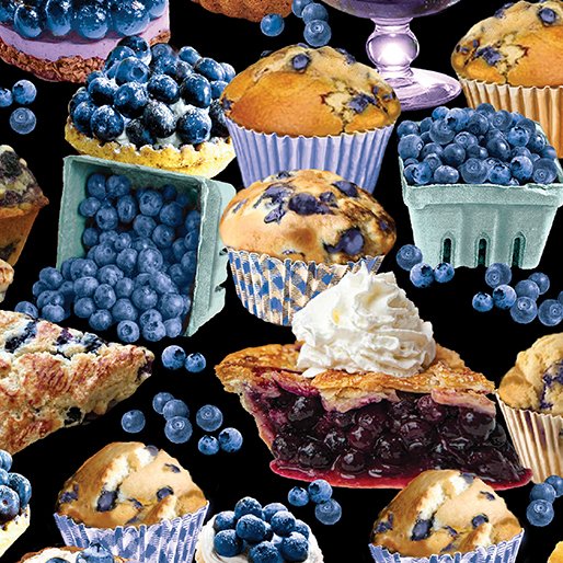 Blueberry Hill - Blueberry Treats Black
