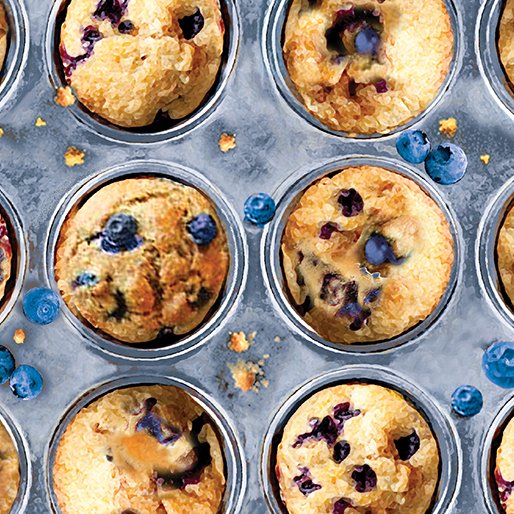 Blueberry Hill - Blueberry Muffin Tin