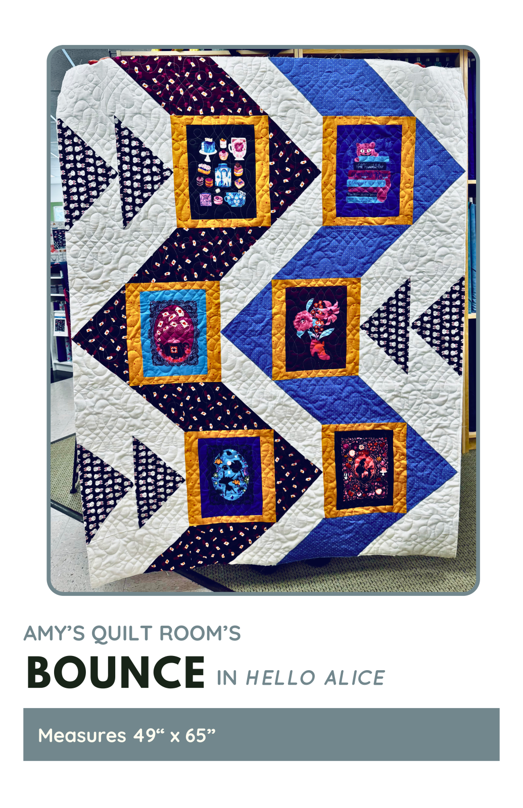 Bounce Alice in Winderland Quilt Kit