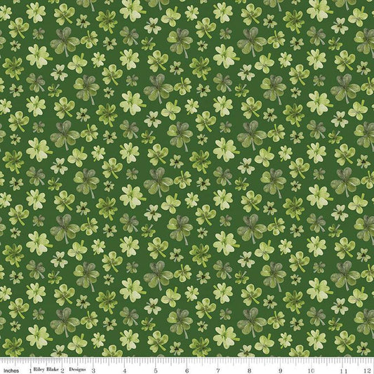 Monthly Placemats March Shamrocks Green