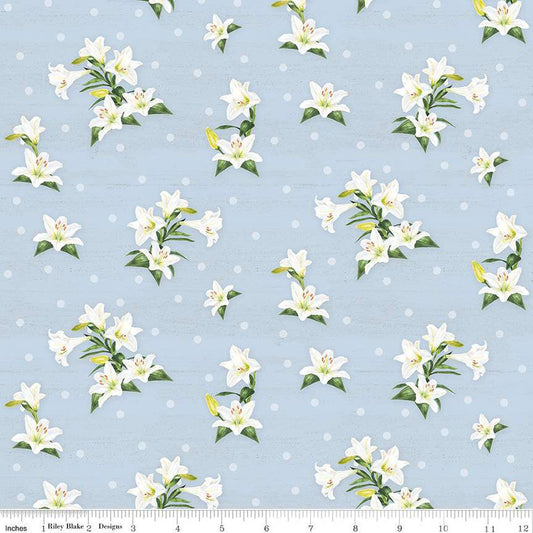 Monthly Placemats April Lily Toss Sky