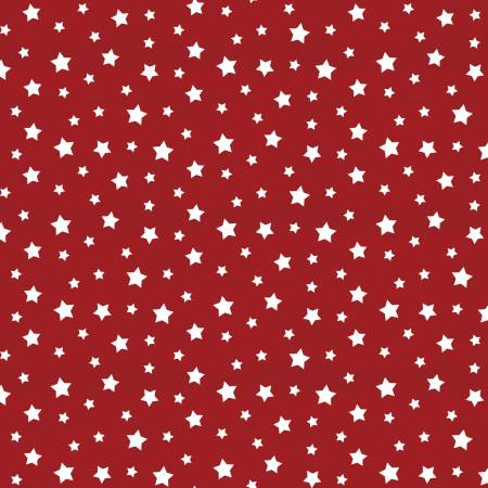 Monthly Placemats July Stars Red