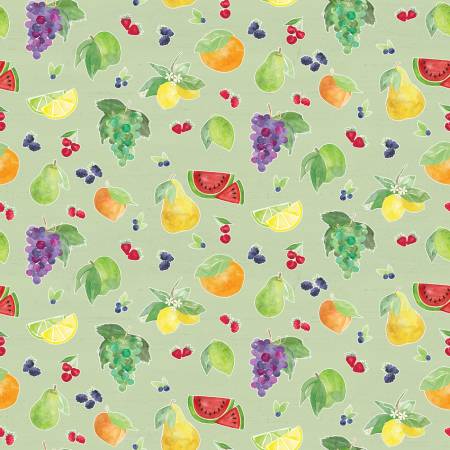 Monthly Placemats August Tossed Fruit