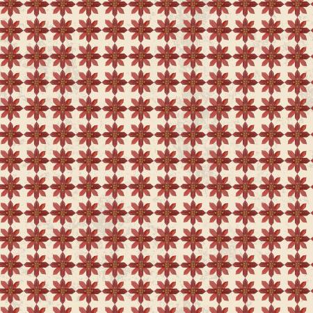 Kringle Poinsettias Cream C13443 Riley Blake